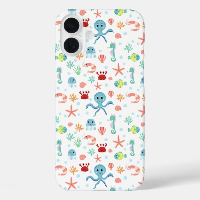 Coques Case-Mate iPhone Motif Sea World (Verso)
