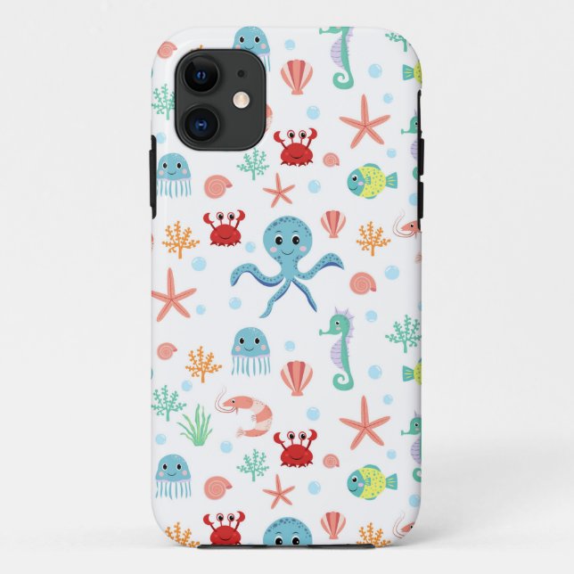 Coques Case-Mate iPhone motif Sea World (Dos)