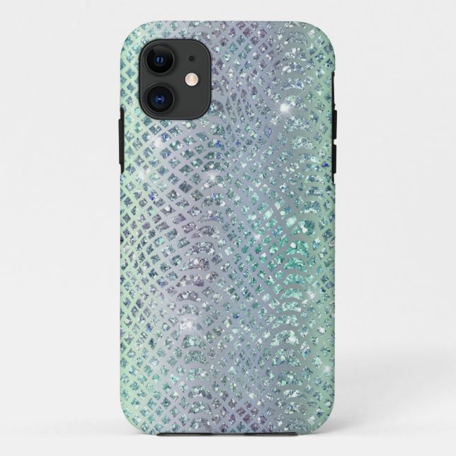 Coques Case-Mate iPhone Motif Serpentine Diamant Pailleté (Dos)