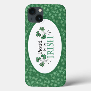 Coque Case-Mate iPhone Motif Shamrock vert fier d'être irlandais