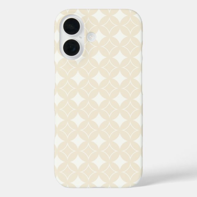 Coques Case-Mate iPhone Motif shippo beige (Verso)