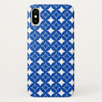 Motif shippo bleu et blanc