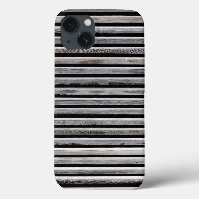 Coques Case-Mate iPhone Motif simple à bande de bois (Verso)