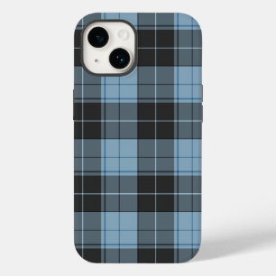 Coque Case-Mate iPhone Motif simple tartan bleu clair
