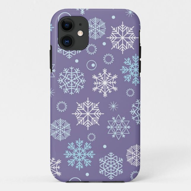 Coques Case-Mate iPhone Motif Snowflake (Dos)