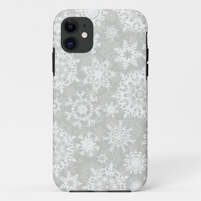 Coques Case-Mate iPhone Motif Snowflake (Dos)