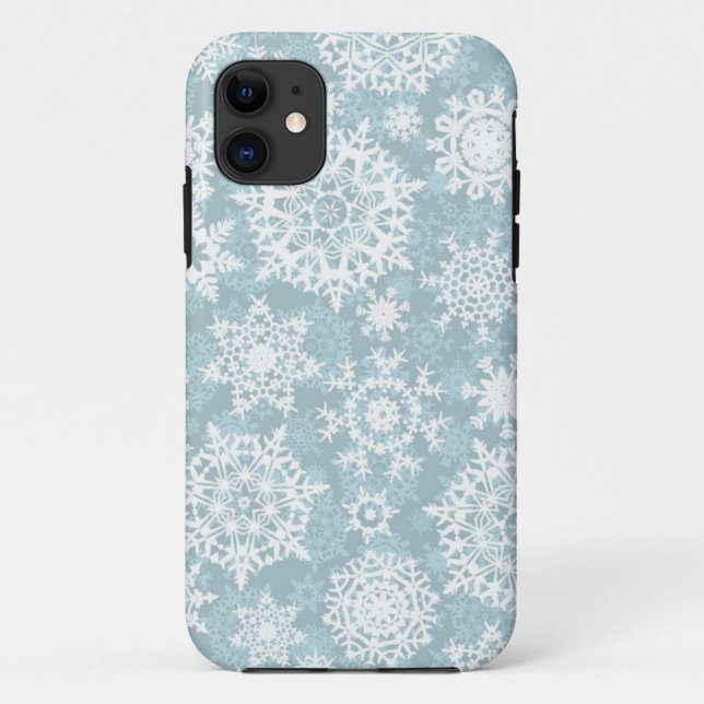 Coques Case-Mate iPhone Motif Snowflake (Dos)