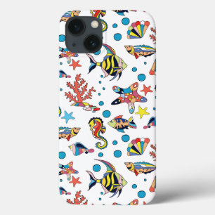 Coque Case-Mate iPhone Motif sous-marin coloré de vie marine
