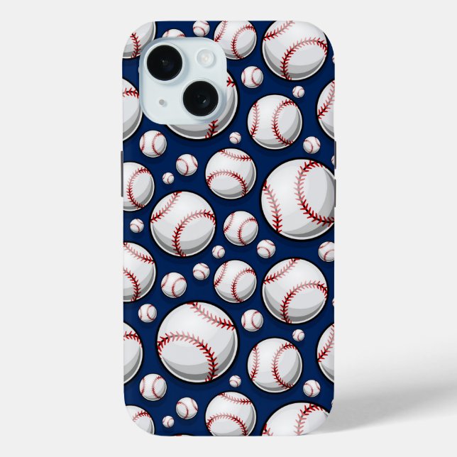 Coques Case-Mate iPhone Motif sportif de baseball (Verso)