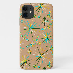 Etui iPhone Case-Mate Motif Sputnik milieu du siècle, Taupe Tan