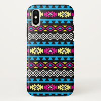 Motif stylisé II CMYBW d'Aztèque grand