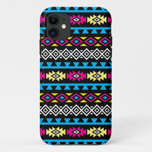 Case-Mate iPhone Case Motif stylisé II CMYBW d'Aztèque grand