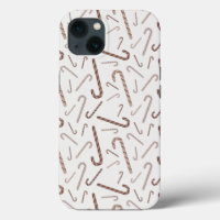 Motif Sucre de canne Brown et blanc