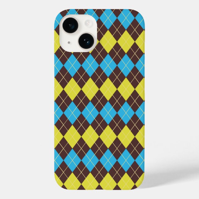 Coques Case-Mate iPhone Motif Tartan Écossais des Années 70 (Verso)