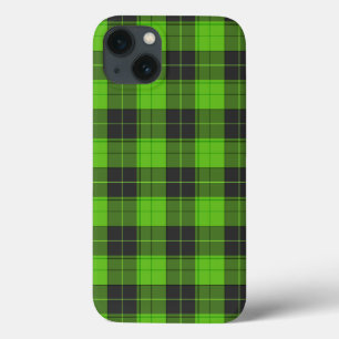 Case-Mate iPhone Case Motif tartan simple en vert foncé