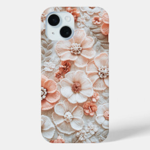 Coque Case-Mate iPhone Motif tendance Boho Crochet Pastel Flowers