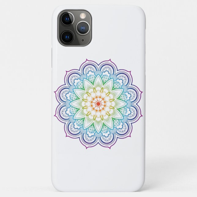 Coques Case-Mate iPhone Motif tendance Mandala Datura Flower (Dos)