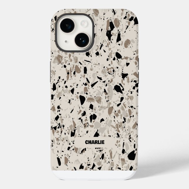 Coques Case-Mate iPhone Motif Terrazzo (Verso)