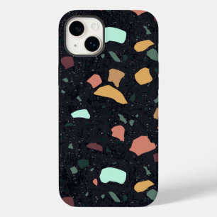 Coque Case-Mate iPhone Motif Terrazzo Noir