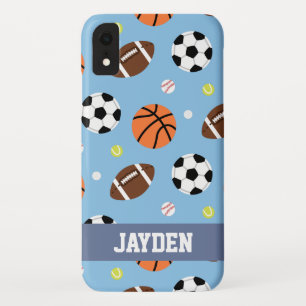 Coque Case-Mate Pour iPhone Motif Thème Sports De Balle Pour Garçons