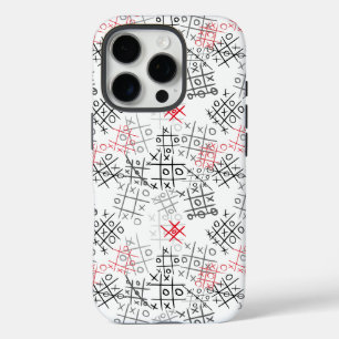 Coque iPhone 16 Pro motif tictactoe.BW