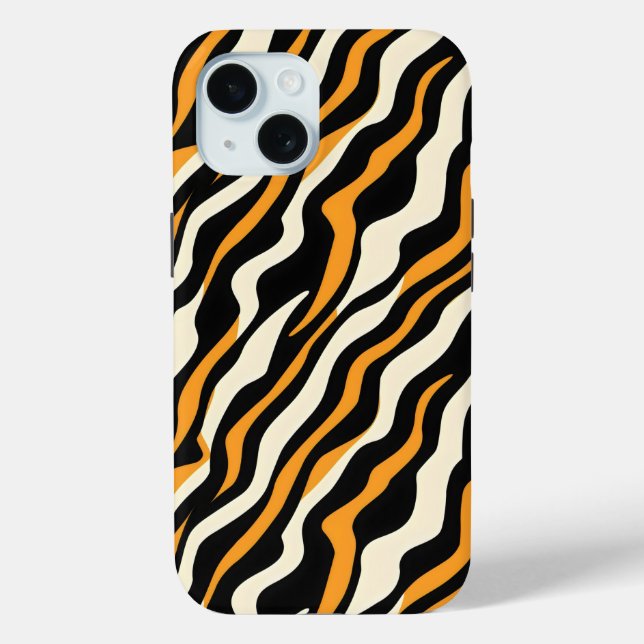 Coques Case-Mate iPhone Motif Tiger Stipes (Verso)