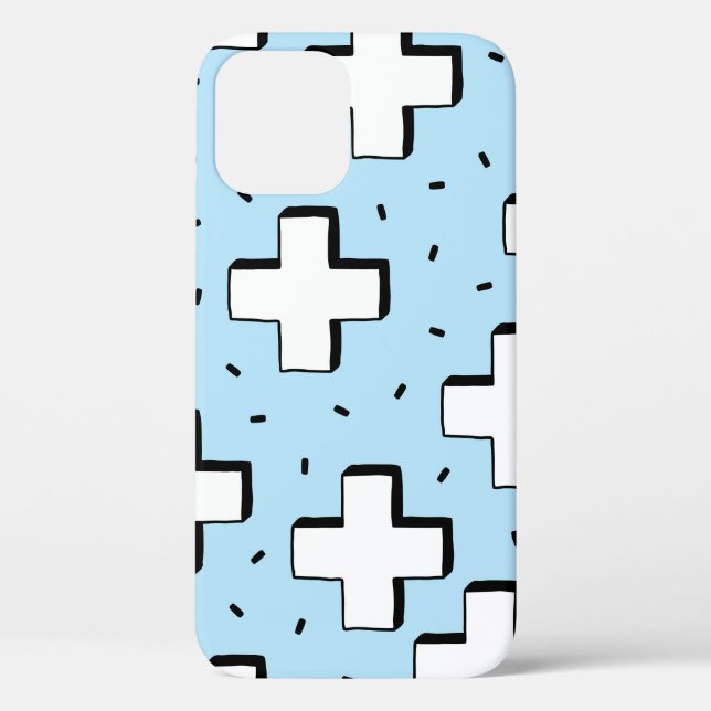 Coques Case-Mate iPhone Motif tiré à la main avec panneaux Plus. (Verso)