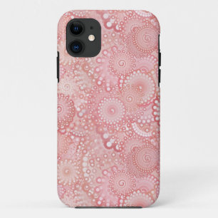 Coque Case-Mate Pour iPhone Motif tourbillonnant rose et pêche