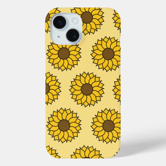Coques Case-Mate iPhone Motif Tournesol  (Verso)