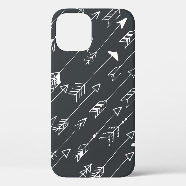 Coques Case-Mate iPhone Motif transparent avec flèches sur un arrière - pl (Verso)