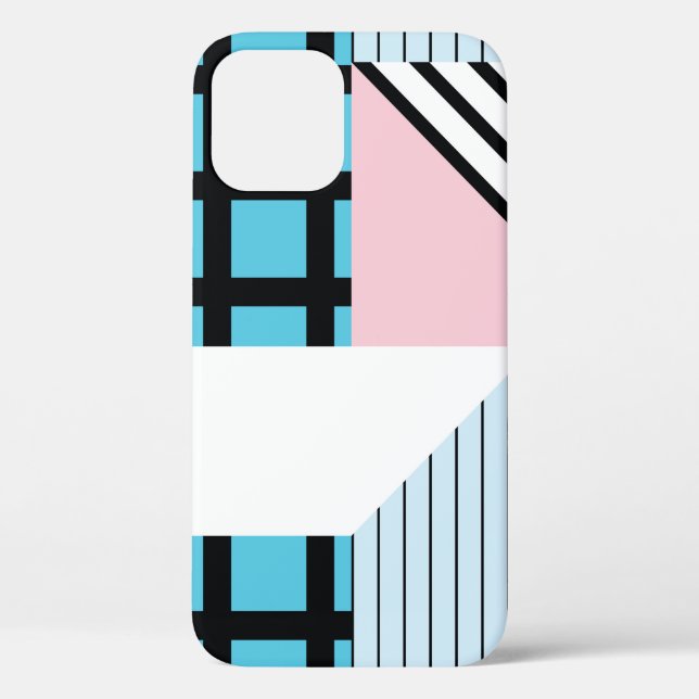 Coques Case-Mate iPhone Motif transparent avec formes géométriques abstrai (Verso)