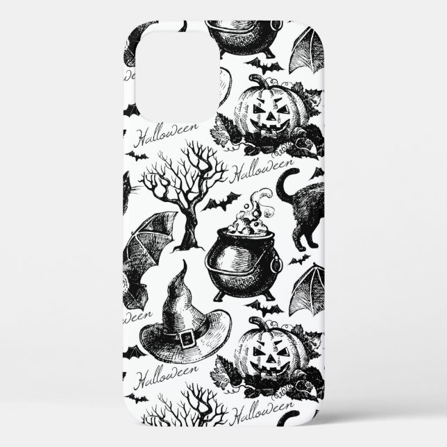 Coques Case-Mate iPhone Motif transparent pour Halloween (Verso)
