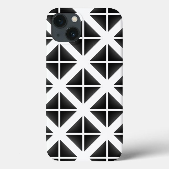 Coques Case-Mate iPhone Motif triangle Black Trendy (Verso)
