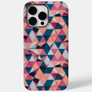 Coque Case-Mate iPhone Motif triangle coloré - Moderne Rétro
