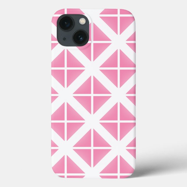 Coques Case-Mate iPhone Motif triangle rose tendance (Verso)