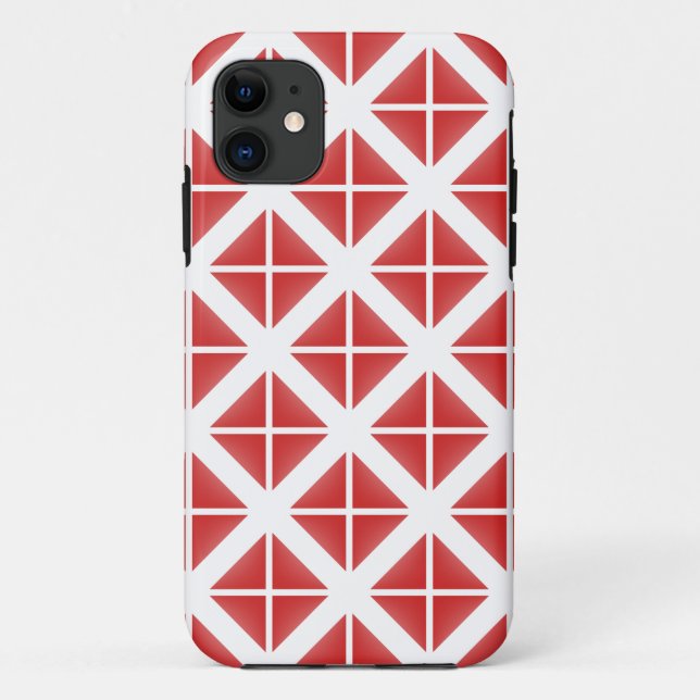 Coques Case-Mate iPhone Motif triangle rouge tendance (Dos)