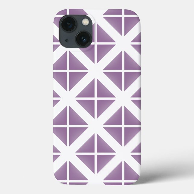 Coques Case-Mate iPhone Motif triangle tendance violet (Verso)