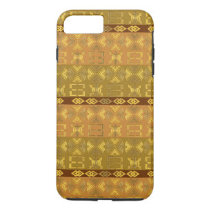 Coque iPhone 7 Plus motif tribal africain ethnique avec des simbols