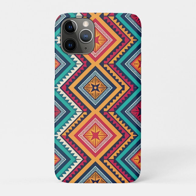 Coques Case-Mate iPhone Motif tribal coloré (Dos)