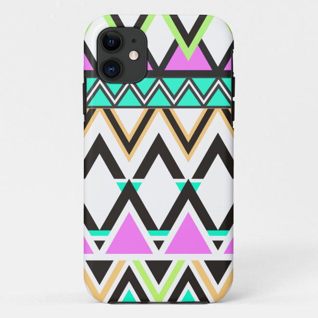 Coques Case-Mate iPhone Motif tribal en pastel (Dos)