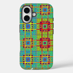 Coque Pour iPhone 16 Motif tribal ethnique.