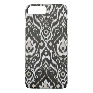 Coque Case-Mate Pour iPhone Motif tribal ikat masculin noir et blanc cool