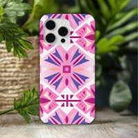 Motif tribal occidental aztèque rose