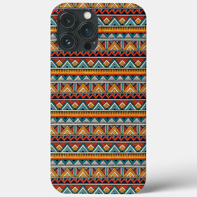Coques Case-Mate iPhone Motif tribal sans couture Fond abstrait (Verso)