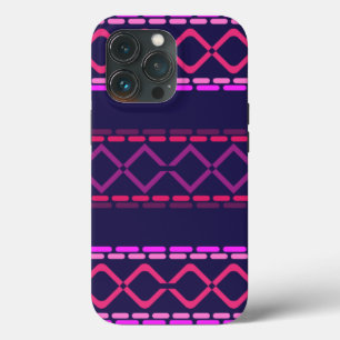 Case-Mate iPhone Case Motif tribal sans couture rose et violet