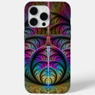 Coque Case-Mate iPhone Motif tripant coloré abstrait d'art fractal