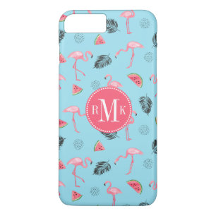 Coques Pour iPhone Motif tropical à la mode de Flamant rose et de