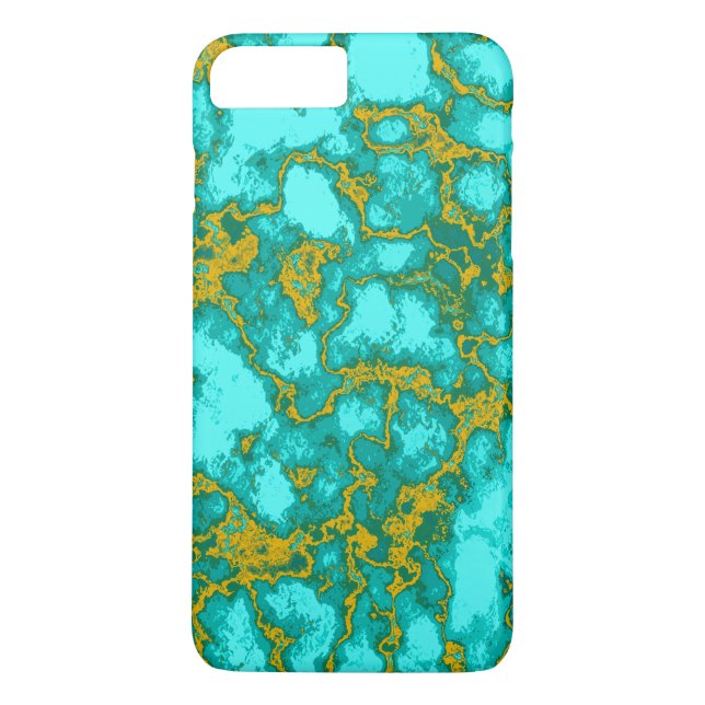 Coques Case-Mate iPhone Motif turquoise (Dos)