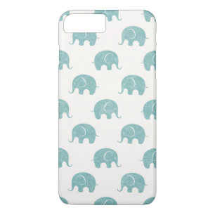 Coques Pour iPhone Motif Turquoise Cute Elephant