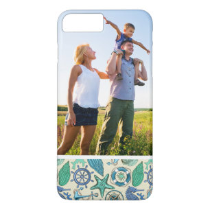 Coques Pour iPhone Motif turquoise d'animaux de mer de photo faite